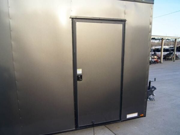 8.5×28 V-Nose Enclosed Trailer Black Out Package (2) 5,200lb Axles - Image 12