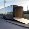 8.5×28 V-Nose Enclosed Trailer Black Out Package (2) 5,200lb Axles - Image 14