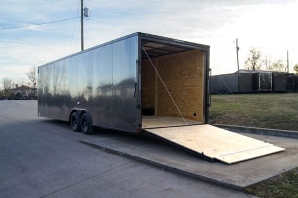 8.5×28 V-Nose Enclosed Trailer Black Out Package (2) 5,200lb Axles - Image 14