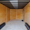 8.5×28 V-Nose Enclosed Trailer Black Out Package (2) 5,200lb Axles - Image 17