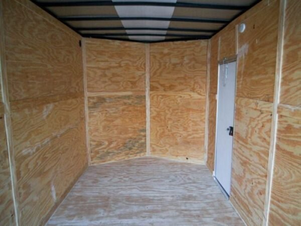 7×16 Charcoal V-Nose Enclosed Storage Trailer (2) 3,500lb Axles - Image 20