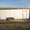 8.5×24 Silver V-Nose Enclosed Trailer Blackout Pkg (2) 5,200lb Axles - Image 7