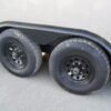 8.5×24 Silver V-Nose Enclosed Trailer Blackout Pkg (2) 5,200lb Axles - Image 11