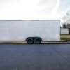 8.5×24 Silver V-Nose Enclosed Trailer Blackout Pkg (2) 5,200lb Axles - Image 16