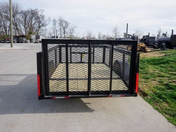 5’x8′ Utility Trailer Dovetail with 2′ Mesh Sides - Image 4