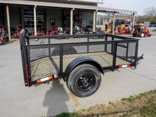 5’x8′ Utility Trailer Dovetail with 2′ Mesh Sides - Image 6