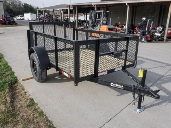 5’x8′ Utility Trailer Dovetail with 2′ Mesh Sides - Image 5