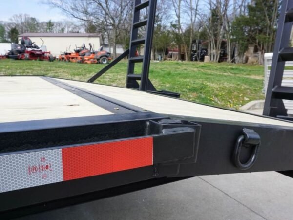 8.5×20 I-Beam Deckover Trailer (2) 7K Axles Stand-Up Ramps - Image 2