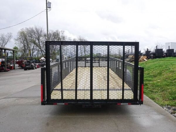 6.4×20 2ft Mesh Sides Utility Trailer Dovetail (2) 3500lb Axle - Image 6