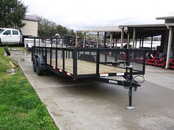 6.4×20 2ft Mesh Sides Utility Trailer Dovetail (2) 3500lb Axle - Image 12