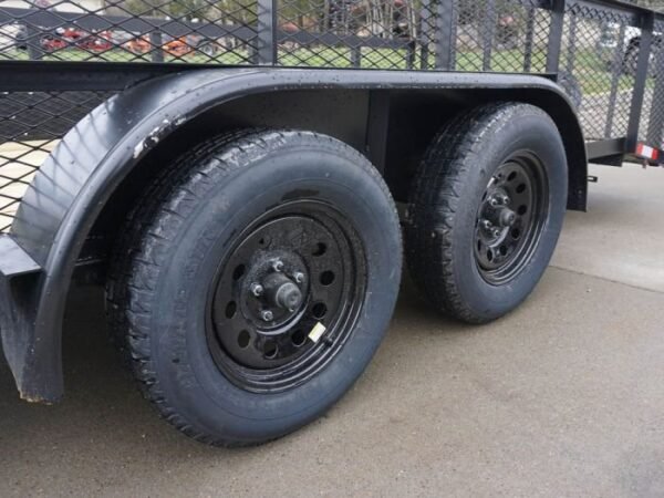 6.4×20 2ft Mesh Sides Utility Trailer Dovetail (2) 3500lb Axle - Image 16