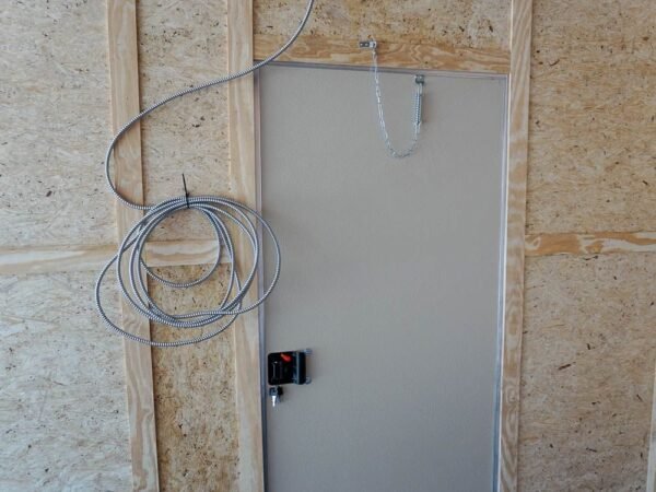 8.5×18 Custom Two-Tone Enclosed Trailer with Rubber Floor Storage - Image 10
