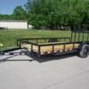 7×14 Dovetail Utility Trailer 3500lb Axle