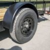 7×14 Dovetail Utility Trailer 3500lb Axle - Image 13