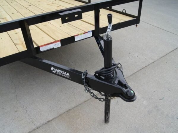 7×20 Straight Deck Utility Trailer (2) 3500lb Axles with Tall Gate - Image 8