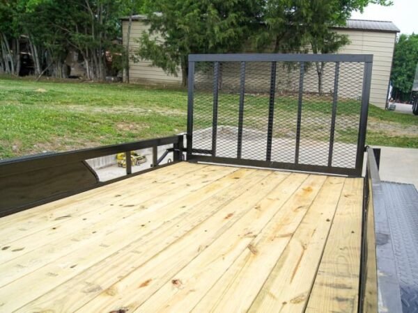 7×20 Straight Deck Utility Trailer (2) 3500lb Axles with Tall Gate - Image 11
