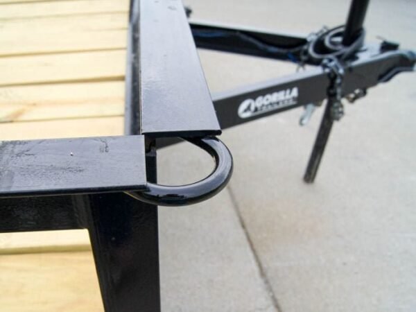 7×20 Straight Deck Utility Trailer (2) 3500lb Axles with Tall Gate - Image 12
