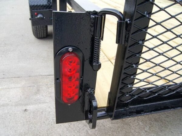 7×20 Straight Deck Utility Trailer (2) 3500lb Axles with Tall Gate - Image 13