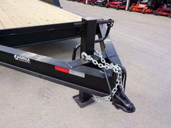 7×18 I-Beam Equipment Trailer (2) 7K Axles Stand-Up Ramps - Image 10