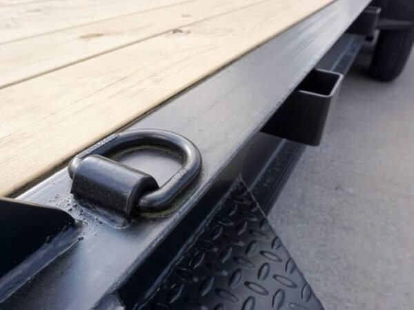 7×18 I-Beam Equipment Trailer (2) 7K Axles Stand-Up Ramps - Image 12