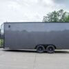 8.5×20 Charcoal Enclosed Trailer with Blackout Package (2) 5200lb Axles Storage - Image 3