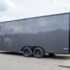 8.5×20 Charcoal Enclosed Trailer with Blackout Package (2) 5200lb Axles Storage - Image 4