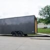 8.5×20 Charcoal Enclosed Trailer with Blackout Package (2) 5200lb Axles Storage - Image 8
