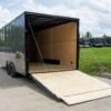 8.5×20 Charcoal Enclosed Trailer with Blackout Package (2) 5200lb Axles Storage - Image 9