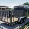 7×18 Hybrid Flat-Nose Enclosed Trailer with 4ft Mesh Deck Storage - Image 4