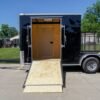 7×18 Hybrid Flat-Nose Enclosed Trailer with 4ft Mesh Deck Storage - Image 12