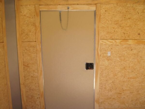 7×18 Hybrid Flat-Nose Enclosed Trailer with 4ft Mesh Deck Storage - Image 13