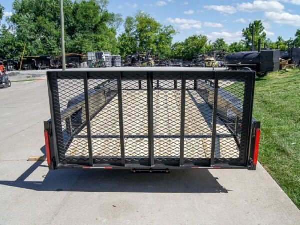 6.4×16 Dovetail Utility Trailer with Side Baskets (2) 3500lb Axles - Image 5