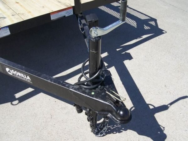 6.4×16 Dovetail Utility Trailer with Side Baskets (2) 3500lb Axles - Image 9