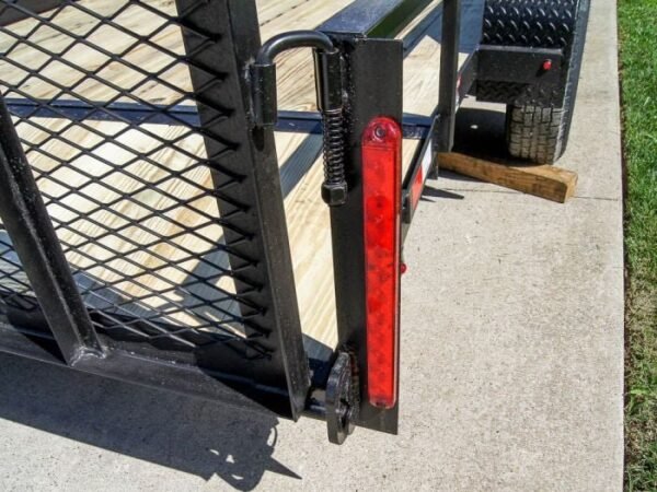 6.4×16 Dovetail Utility Trailer with Side Baskets (2) 3500lb Axles - Image 11
