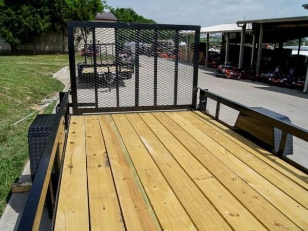 6.4×12 Straight Deck Utility Trailer 3,500lb Axles Tall Gate - Image 12