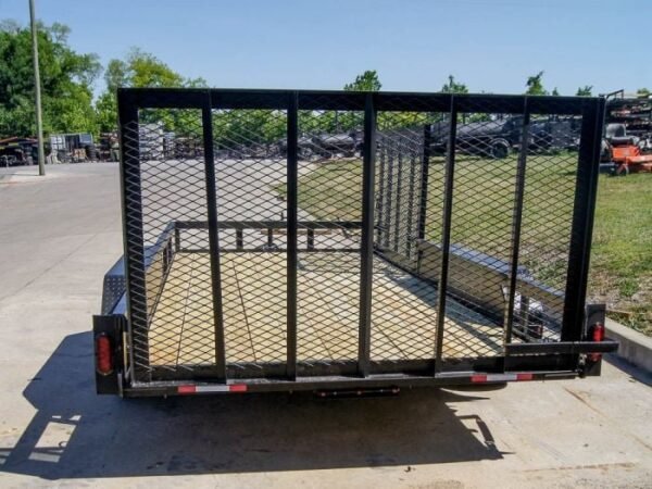 7×14 Straight Deck Utility Trailer with Side Gate (2) 3500lb Axles - Image 6