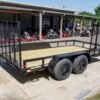 7×14 Straight Deck Utility Trailer with Side Gate (2) 3500lb Axles - Image 7