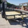 7×14 Straight Deck Utility Trailer with Side Gate (2) 3500lb Axles - Image 9