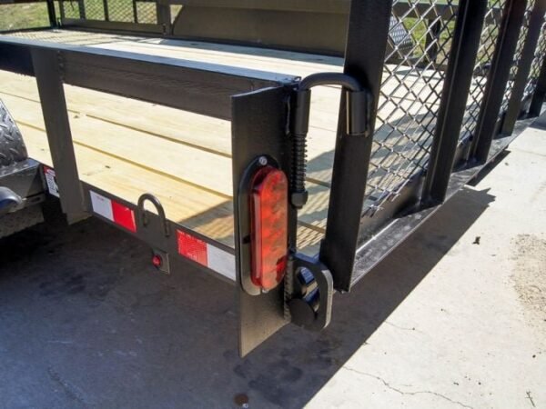 7×14 Straight Deck Utility Trailer with Side Gate (2) 3500lb Axles - Image 14