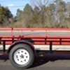 Utility Trailer 5′ x 12′ w/ Tall Spring Assist A-Frame Gate & Spare Tire Holder - Image 10
