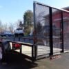 Utility Trailer 5′ x 12′ w/ Tall Spring Assist A-Frame Gate & Spare Tire Holder - Image 3