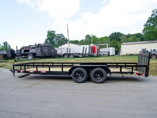 7×20 Dovetail Utility Trailer (2) 3500lb Axles - Image 2
