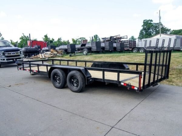 7×20 Dovetail Utility Trailer (2) 3500lb Axles - Image 3