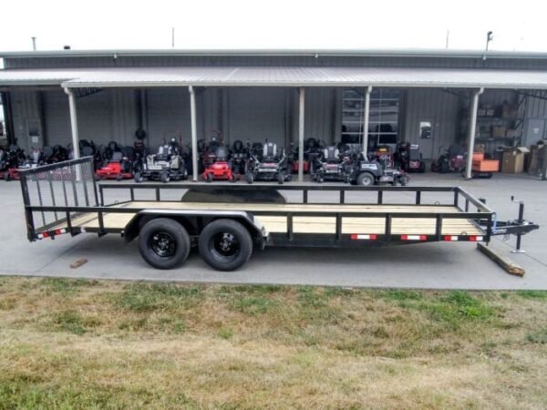 7×20 Dovetail Utility Trailer (2) 3500lb Axles - Image 6