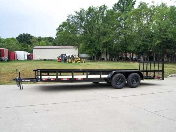 6.4×20 Dovetail Utility Trailer (2) 3500lb Axles - Image 3