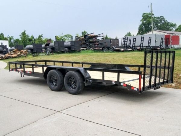 6.4×20 Dovetail Utility Trailer (2) 3500lb Axles - Image 5
