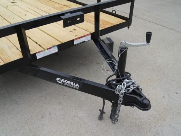6.4×20 Dovetail Utility Trailer (2) 3500lb Axles - Image 9