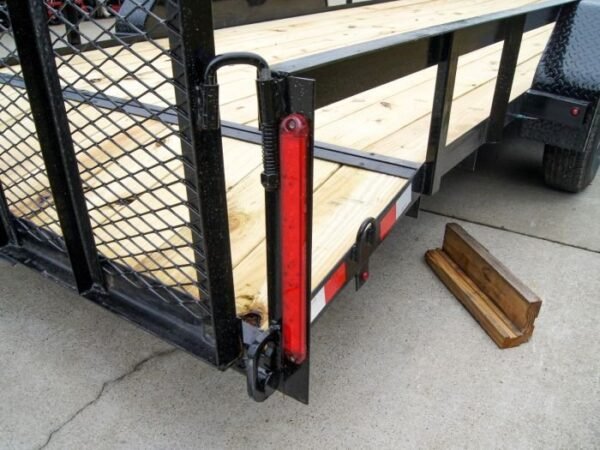 6.4×20 Dovetail Utility Trailer (2) 3500lb Axles - Image 14