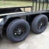 6.4×14 Dovetail Utility Trailer with Side Baskets (2) 3500lb Axles - Image 7