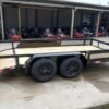 6.4×14 Dovetail Utility Trailer with Side Baskets (2) 3500lb Axles - Image 8